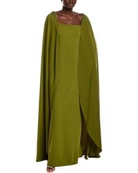 Marchesa - Embellished Cape Gown - Lyst