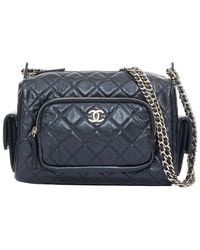 CHANEL - Leather 2024 Multi-Pocket Camera Case Bag (Authentic Pre-Loved) - Lyst