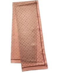 Jimmy Choo - Logo Silk Scarf - Lyst