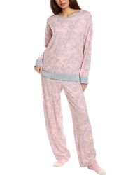 Ellen Tracy - 2Pc Top & Pant Pajama Set - Lyst