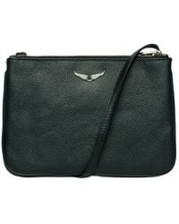Zadig & Voltaire - Duo Wings Grained Leather Crossbody - Lyst
