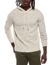Autumn Cashmere - Italian Waffle Wool & Cashmere-Blend Hoodie - Lyst