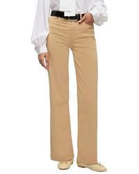 7 For All Mankind - Alexa Sateen Straight Leg Jean - Lyst