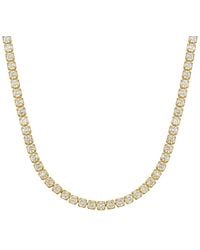 Liv Oliver - 18K Plated Necklace - Lyst