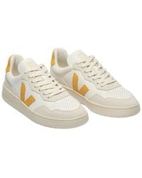 Veja - V-90 Leather & Suede Sneaker - Lyst