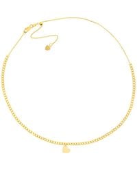 Pure Gold - 14k Choker Necklace - Lyst