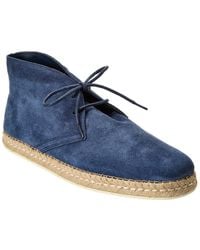 Tod's - Tods Suede Boot - Lyst