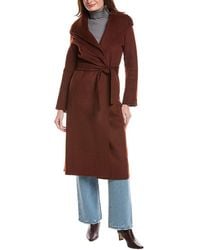 Tahari - Double Face Wool-Blend Coat - Lyst