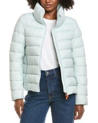 Save The Duck - Eleonora Short Basic Funnel Neck Jacket - Lyst