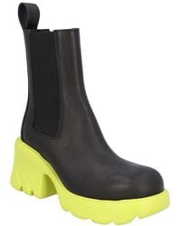 Bottega Veneta - Leather Flash Bootie (Authentic Pre-Loved) - Lyst