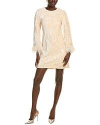 Julia Jordan - Velvet Sequin Mini Dress - Lyst