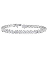 Lab Grown Diamonds - 14K 10.20 Ct. Tw. Lab-Grown Diamond Tennis Bracelet - Lyst