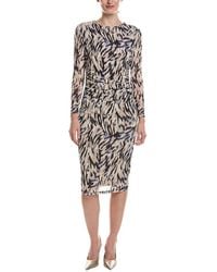 Anne Klein - Midi Printed Dress - Lyst