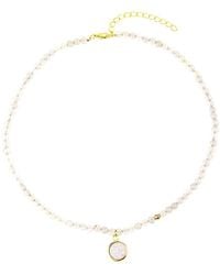 Saachi - Beaded Agate & Druzy Choker Necklace - Lyst