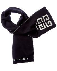 Givenchy - 4G Reversible Wool & Silk-Blend Scarf - Lyst