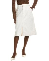 Officine Generale - Officine Generale Sidonie Denim Skirt - Lyst