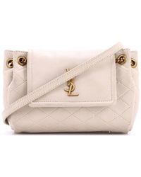 Saint Laurent - Quilted Leather Nolita Satchel Mini (Authentic Pre-Loved) - Lyst