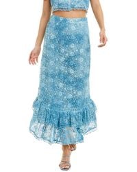 LoveShackFancy - Jana Skirt - Lyst