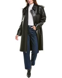 Norma Kamali - Double-Breasted Trench Coat - Lyst