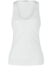Ferragamo - Silk Tank Top - Lyst