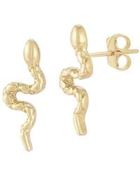Ember Fine Jewelry - 14k Snake Studs - Lyst