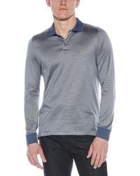 Eton - Slim Fit Jacquard Polo Shirt - Lyst