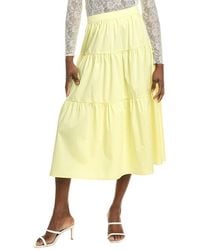 Nicole Miller - Midi Skirt - Lyst