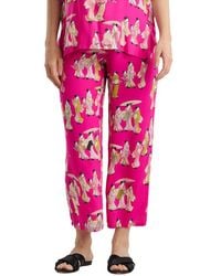 Natori - 2Pc Geisha Challis Mandarin Pajama Set - Lyst