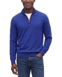 N.Peal Cashmere - Regent Fine Gauge Cashmere & Silk-Blend 1/2-Zip Sweater - Lyst
