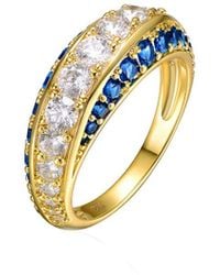 Rachel Glauber - 14k Over Silver Cz Ring - Lyst