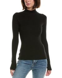 DL1961 - Ribbed Turtleneck Wool-Blend Top - Lyst