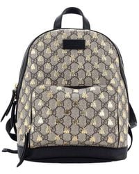 Gucci - Zip Pocket Backpack Printed GG Coated Small (authentic Pre-loved) - Lyst