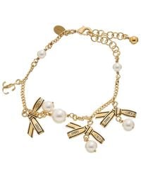 Jimmy Choo - Ribbon Charm Bracelet - Lyst