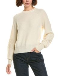 InCashmere - Mock Neck Wool & Cashmere-Blend Pullover - Lyst