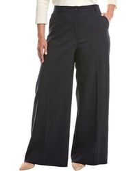 Marina Rinaldi - Plus Gustavo Long Wool-Blend Trouser - Lyst