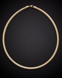 Italian Gold - 14K 5Mm Flat Mesh Necklace - Lyst