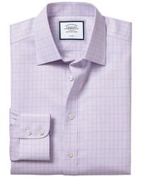 Charles Tyrwhitt - Non-iron Puppytooth Check Shirt - Lyst