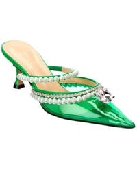 Mach & Mach - Diamond & Pearls Vinyl & Leather Pump - Lyst