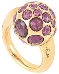 Pomellato 18k Rose Gold Rhodolite Ring - Pink