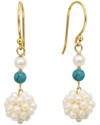 Liv Oliver - 14K 2-3Mm, 4-5Mm Pearl Earrings - Lyst