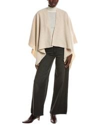 Rag & Bone - Joni Waffle Wool Poncho - Lyst