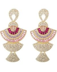 Eye Candy LA - Cz Dollia Statement Earrings - Lyst