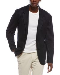Vince - Wool-Blend Flannel Pinstripe Blazer - Lyst