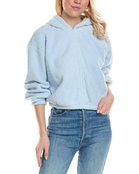 Stateside - Double Face Sherpa Cinched Hoodie - Lyst