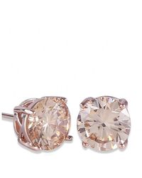 Liv Oliver - 18k Rose Gold Plated 2.60 Ct. Tw. Cz Earrings - Lyst