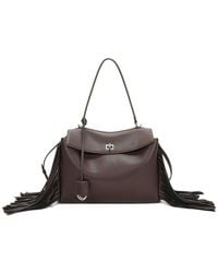 Tiffany & Fred Paris - Fringe Leather Shoulder Bag - Lyst