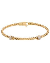 Meshmerise - 18K Over 0.1 Ct. Tw. Diamond Mesh Bangle Bracelet - Lyst
