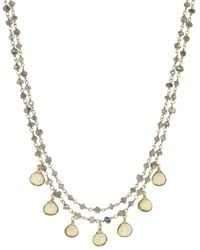 Rachel Reinhardt Jewelry - Gold Over Silver Gemstone Layered Necklace - Lyst