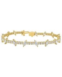 Lab Grown Diamonds - 14K 8.17 Ct. Tw. Lab-Grown Diamond Tennis Bracelet - Lyst