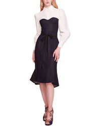 Marchesa - Midi Dress - Lyst